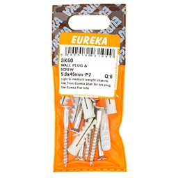 3K50 - Wall Plug & Screw